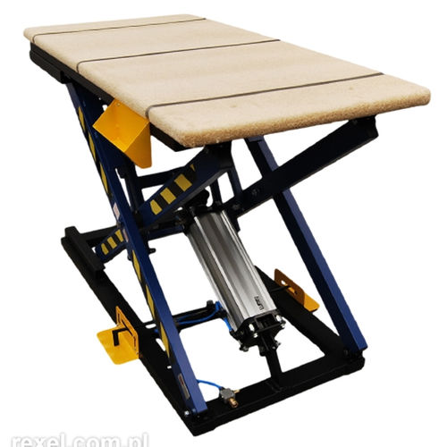 Mesa elevadora de tijera - ST-3 MINI - REXEL - neumática / estacionaria