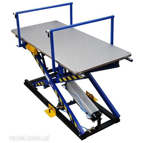 Mesa elevadora de tijera - ST-3/BR - REXEL - con pedal / neumática / estacionaria