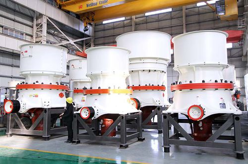 Machacadora de cono hidráulico - SC series  - Henan Hongxing Mining Machinery CO.,LTD - estacionaria / fina