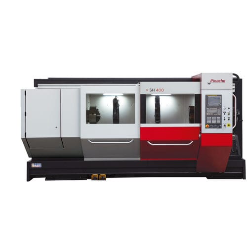 Torno CNC - SH series - Pinacho Lathes - horizontal / 4 ejes / de mesa plana