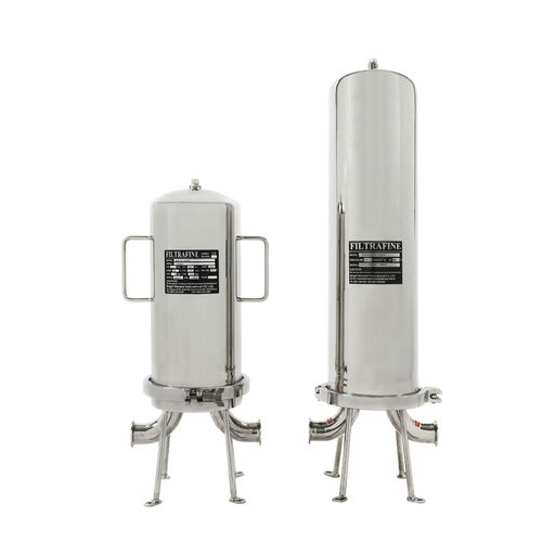 Cárter de filtro de cartuchos múltiples - SDV series - Filtrafine - para líquido / de acero inoxidable / sanitario