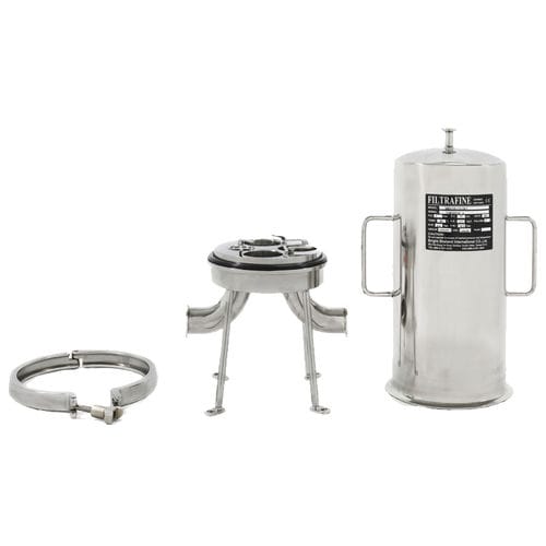 Cárter de filtro de cartuchos múltiples - BDV series - Filtrafine - para líquido / de acero inoxidable / sanitario