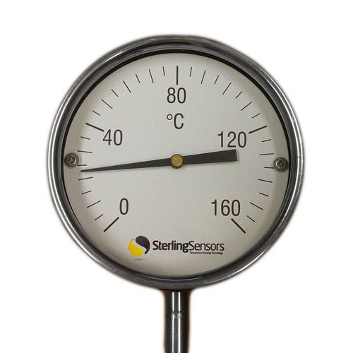 Termómetro de sonda - V205 Series - Sterling Sensors - de esfera / IP65 / en línea
