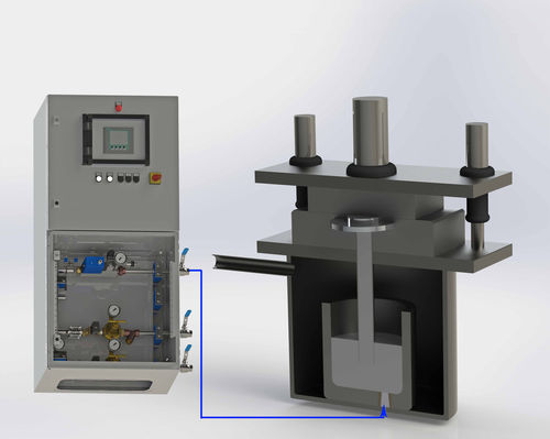 Unidad de regulación de gas para la producción de aluminio - FCTechnik - Gas Control Systems - flox[on] MFC - para colada en coquilla a baja presión / automática