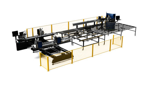 Línea de soldadura y limpieza para perfiles PVC - TURBOWELD 400 - Ozgenc Makina - de esquina / CNC / pour carpintería PVC