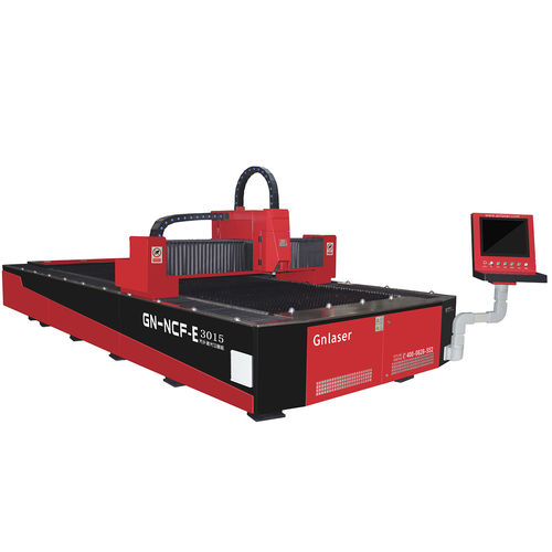 Máquina de corte láser de fibra - GN-NCF4015 - WUHAN GNLASER EQUIPMENT MANUFACTURING CO.,LTD. - para metal / de chapa / para marcos de puerta