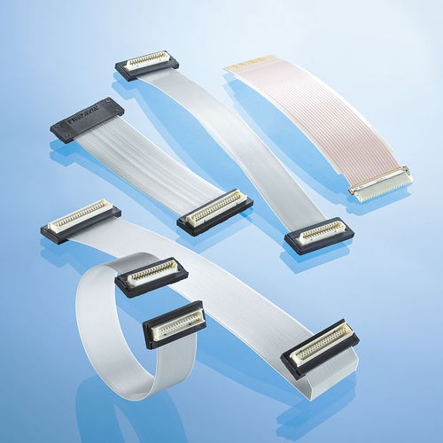 Cable eléctrico de datos - Axolink® - Axon Cable - de tarjeta a tarjeta / blindado / plano