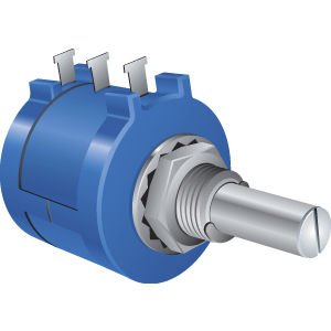Potenciómetro monovuelta - H-385 - BOURNS - manual / de plástico conductor / de precisión