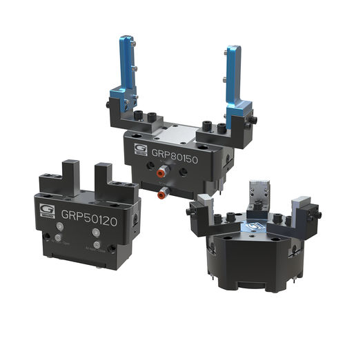 Prensor para robot industrial - GRP series - GERARDI - neumático / paralelo / de 2 mandíbulas