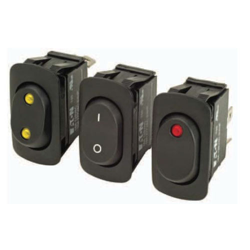 Interruptor basculante - X series - Eaton Commercial Controls - unipolar / bipolar / 4 polos