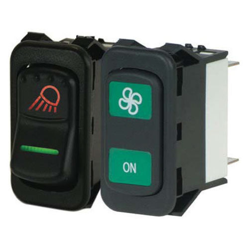 Interruptor basculante - NGR - Eaton Commercial Controls - unipolar / IP67 / con luz