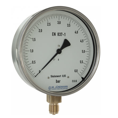 Manómetro diferencial - R14 series - Manfred Jünemann Mess- und Regeltechnik GmbH - de esfera / de latón / de acero inoxidable