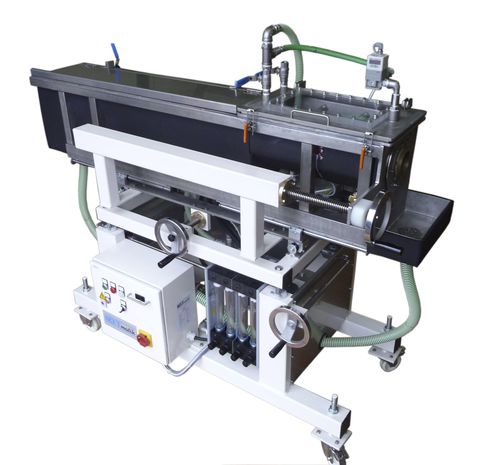Baño de enfriamiento para extrusión - KUE series - Ematik GmbH - de perfil / de tubos / de pulverización de agua