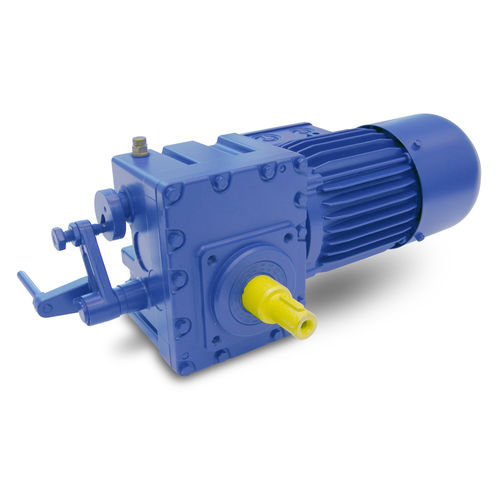 Motorreductor para transportador aéreo monorriel - BM series - Bauer Gear Motor - trifásico / monofásico / de tornillo sin fin