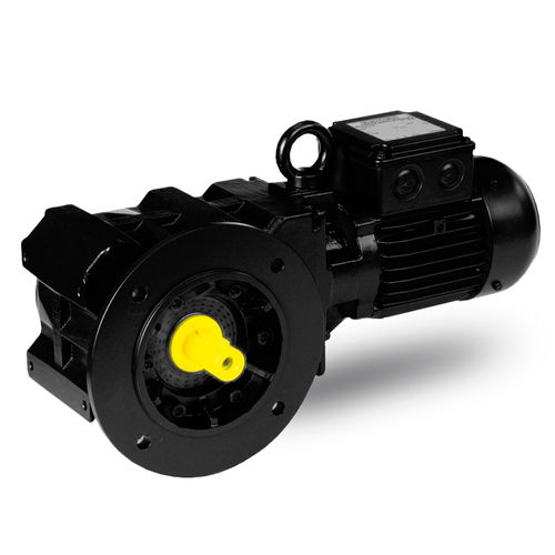 Motorreductor de engranajes cónicos - BK series - Bauer Gear Motor - AC / angular / con eje hueco