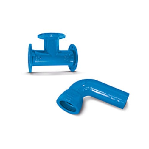 Racor para aguas residuales - Belgicast - para gas / roscado / con brida