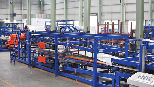 Línea de producción de paneles sándwich de EPS/lana mineral - Shanghai Zhongji Machinery Co.ltd