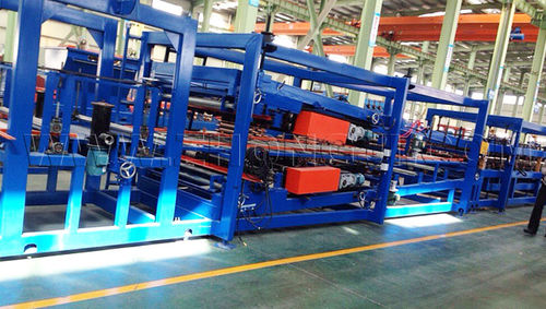 Línea de producción de paneles sándwich de EPS/lana mineral - SP-9 Z-Lock - Shanghai Zhongji Machinery Co.ltd - automática