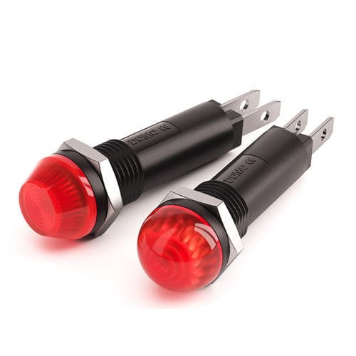 Indicador luminoso intermitente - H8  - DOMO - LED / roscado / sumergible