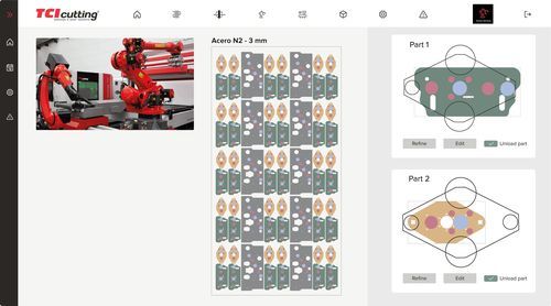 Paquete de software de gestión de fabricación - Manager PRO&reg; - TCI CUTTING - de cálculos / de visualización / de nesting