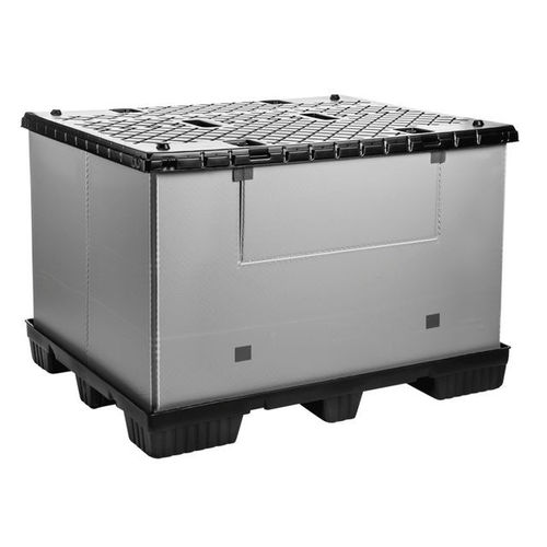 Caja-palé de PEAD - Mega-Pack 1500 - WALTHER Faltsysteme GmbH - FALTBOX - de PP / de transporte pesado / industrial