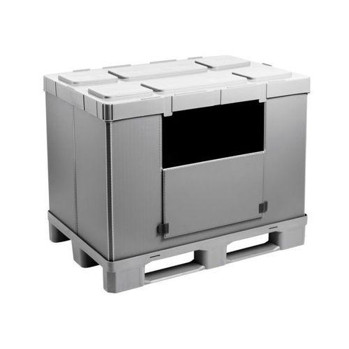 Caja-palé de PP - Mega-Pack 1200 Hybox - WALTHER Faltsysteme GmbH - FALTBOX - de transporte / industrial / plegable