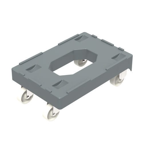 Plataforma rodante portacubetas - 6420 - WALTHER Faltsysteme GmbH - FALTBOX - de plástico