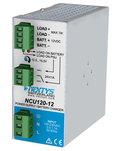 Alimentación eléctrica de mesa - 12 - 24 V, 120 W | NCU120  - NEXTYS SA - AC/DC / cargador de batería