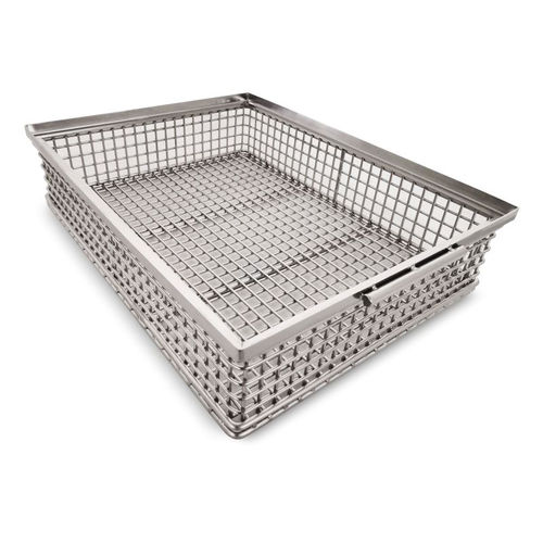 Cesto de transporte para la limpieza de piezas - Neri Makina Müh. San. ve Tic. Ltd. Şti. - con marco de metal / de acero inoxidable / de lavado
