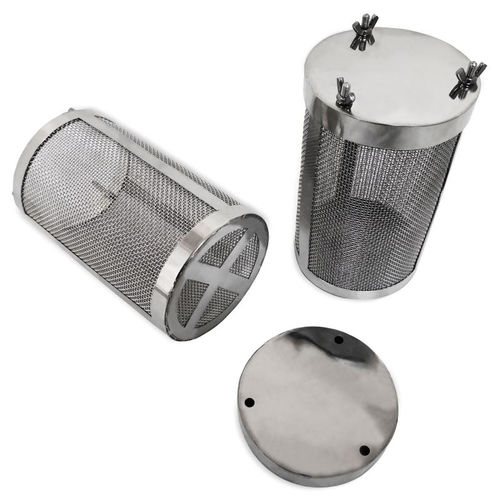 Cesto de transporte para la limpieza de piezas - Neri Makina Müh. San. ve Tic. Ltd. Şti. - a medida / de malla de acero inoxidable / cilíndrico