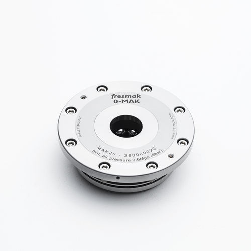Cilindro de sujeción de punto cero integrable - 0-MAK Series - Fresmak - rápido / redondo