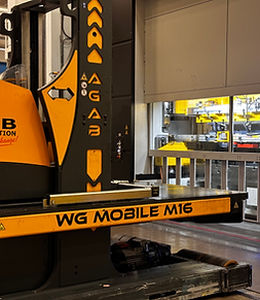 Carro de manipulación - WG Mobile XL - AGAB Pressautomation AB - de metal / de moldes / eléctrico