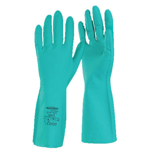 Guante de laboratorio - 0.38 mm | GT-F-07C - Sumirubber Malaysia Sdn. Bhd. - de protección química / de nitrilo