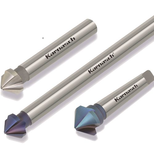 Fresa monobloque - Karnasch Professional Tools GmbH - de ángulo / con recubrimiento / HSS