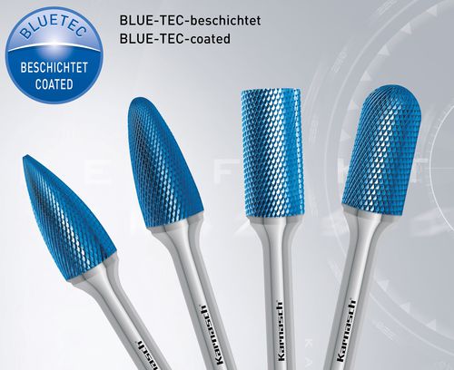 Fresa de acabado - Blue-Tec  - Karnasch Professional Tools GmbH - monobloque / de desbarbado / de carburo de tungsteno