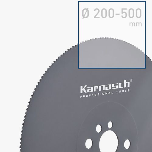 Hoja de sierra circular - Karnasch Professional Tools GmbH - HSS / para acero / para acero inoxidable