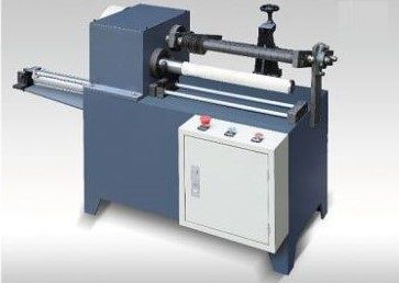 Máquina de corte para tubos de cartón - HJ-500 - Zhejiang Deguang Machinery Co. , Ltd. - de cuchilla / automática