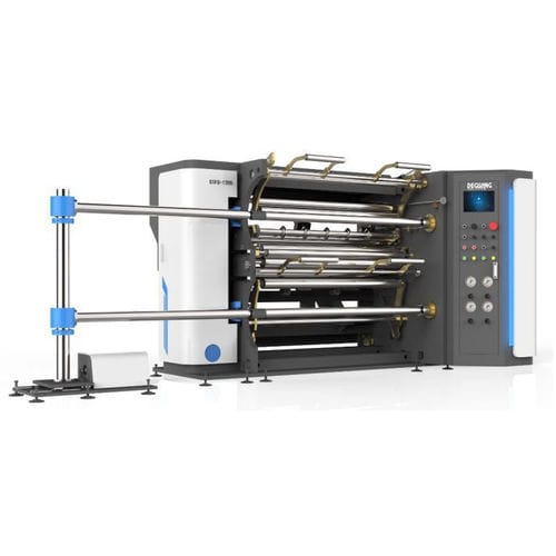 Cortadora rebobinadora automática - GSFQ1300B - Zhejiang Deguang Machinery Co. , Ltd. - de alta velocidad / para papel / para films de plástico