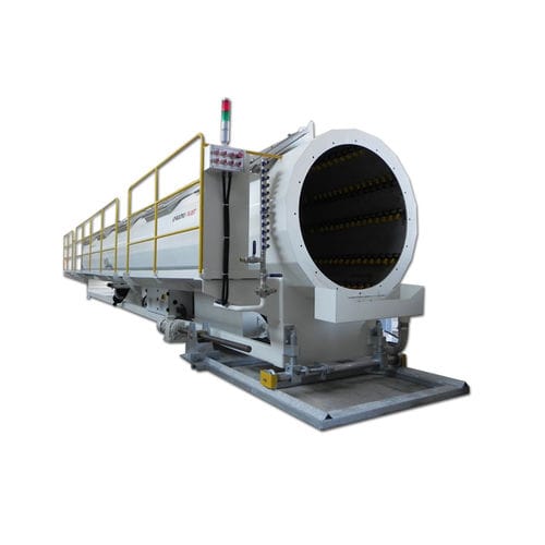 Tanque de calibrado para tuberías - KVT series - KUATRO PLAST - al vacío / de acero inoxidable