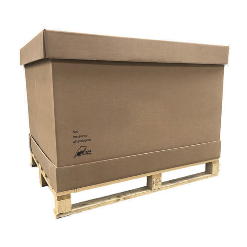 Caja-palé de madera - SPAZIO ZERO C&W - TELOS SRLS - de cartón / para almacenamiento / de transporte