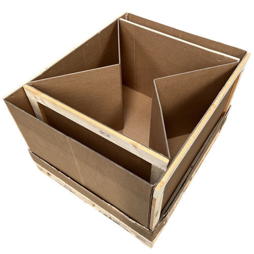 Caja-palé de cartón - SPAZIO ZERO CARDBOARD&WOOD ULTRA - TELOS SRLS - de madera / de transporte / de manipulación