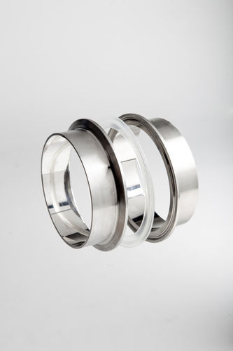 Racor hidráulico - TRI-CLAMP: BS-DIN, ISO - Sterivalves Srl - de encaje / de acero inoxidable / para la industria farmacéutica