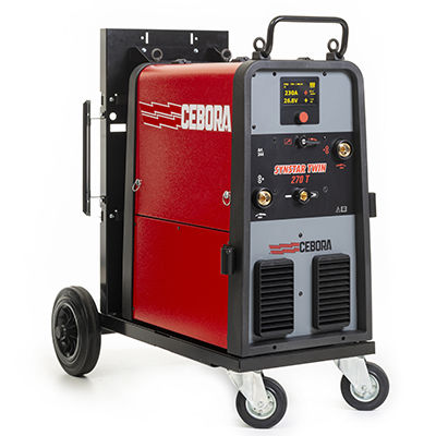 Fuente de alimentación para soldadura MIG-MAG - SYNSTAR TWIN 270 T - CEBORA - trifásica / inverter