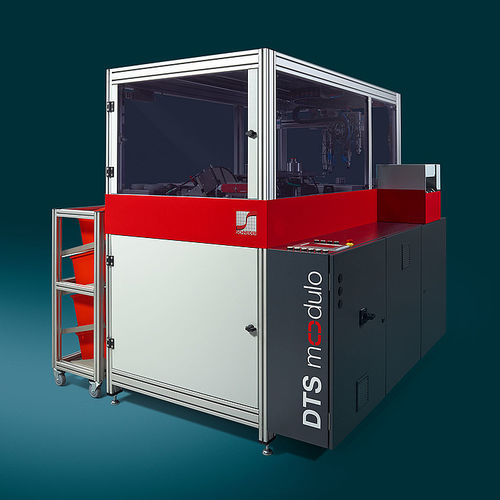 Máquina de desbloqueo para la producción de lentes oftálmicas automática - DTS MODULO, DBA MODULO - Schneider Optical Machines