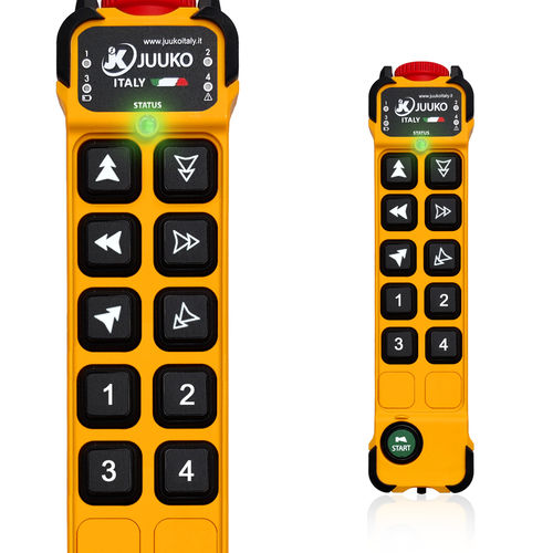 Telemando con 10 botones - JK1010 - Juuko Italy - de radio / con botón configurable / para puente grúa