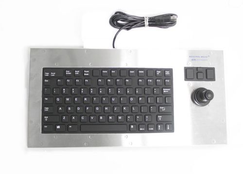 Teclado empotrable - KIF8900 Series - CTI Electronics Corporation - de tecla mecánica / 101-104 teclas / con ratón
