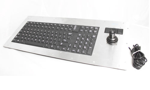 Teclado empotrable - KIF9900 Series - CTI Electronics Corporation - de tecla mecánica / 101-104 teclas / con ratón
