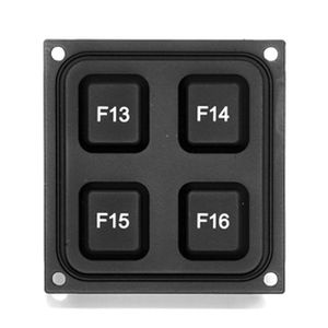 Teclado numérico 4 teclas - KP4000 Series - CTI Electronics Corporation - empotrable / de caucho de silicona / USB