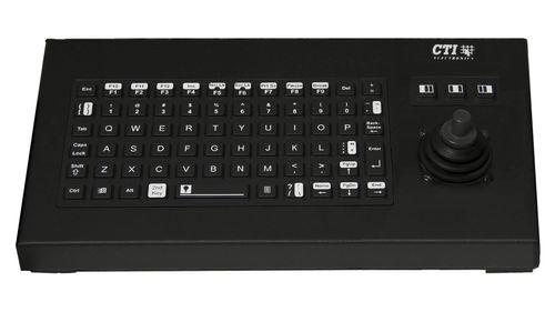 Teclado empotrable - KIF6000 Series - CTI Electronics Corporation - de tecla mecánica / 101-104 teclas / industrial