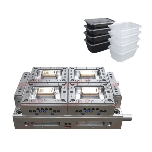 Molde de inyección de plástico multicavidad - Sino Mould Co.,Ltd Huangyan Taizhou - de colada caliente / IML (etiquetado en molde) / bandejas